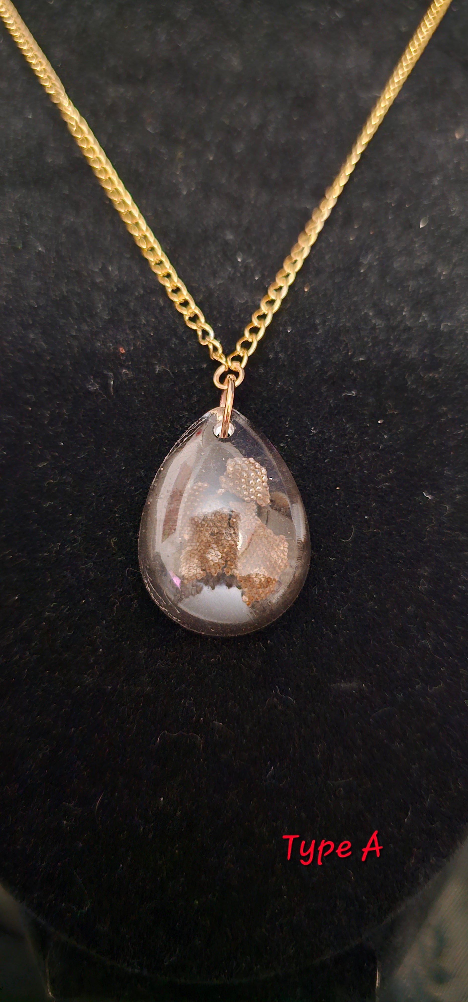 Handmade gothic lizard shed resin pendant necklace, one of a kind dark jewellery Australia