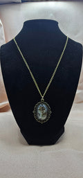 Batman's Relic — Pilbara Rock Monitor Lizard Skin Resin Pendant Necklace | Antique Bronze Filigree | Witchy Gothic Australian Handmade